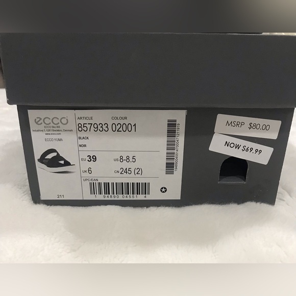 Ecco Yuma black sandals - Picture 6 of 6